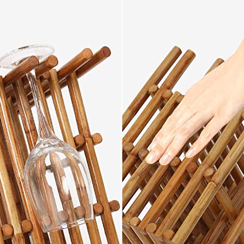 Soporte para vino de madera para 10 botellas miniatura 4