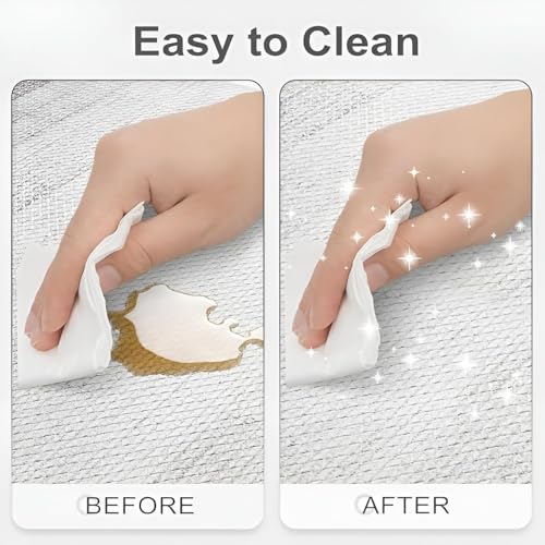Image of proxin Rubber Rectangular Kitchen Mats for Floor Set of 2 Pcs, Super Absorbent, Anti-Skid, Fast Drying & Washable Mats for Kitchen Sink, Counter & Platform Area (Multi 1)