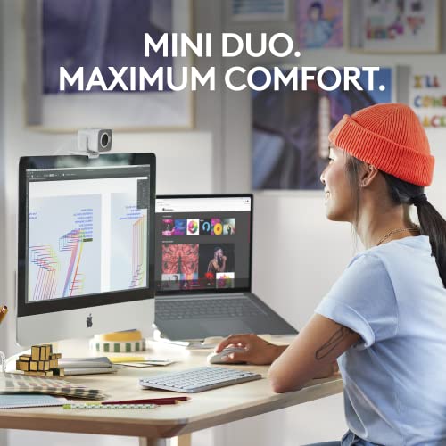 Image of Logitech MX Keys Mini Keyboard + MX Anywhere 3S Wireless Mouse - Fluid Typing, Backlit Keys, Fast Scrolling, USB-C, Bluetooth, Compact, Multi-OS Compatible - Rose