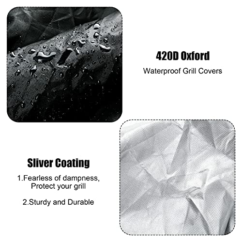 TOYMIS Ooni Karu 16 Schwarz Pizzaofen Abdeckung Wasserdicht Multi-Fuel für Ooni Karu 16 den Außenbereich