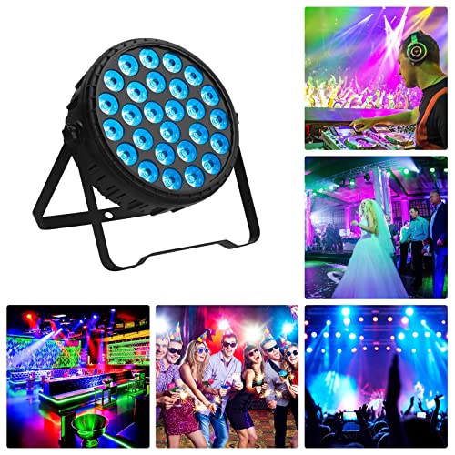 LED Par Light RGBW 160W Led Stage Lights DMX Controlled Sound Activated Auto Play 8/4 Channel Uplights for Events Wedding Halloween Birthday Party Dance Stage Lighting - Image 6