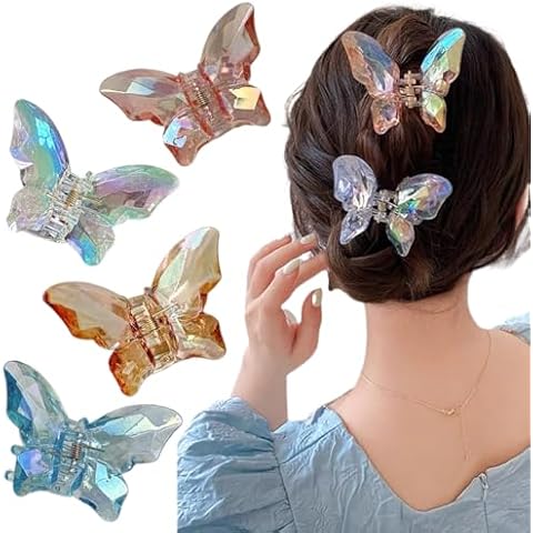 Ypkia Medium Butterfly Hair Claw Clips Set Cover