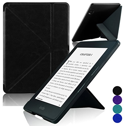 ACdream Kindle Voyage [Origami] Case, Ultra Slim Premium PU Leather Cover Case for Kindle Voyage 2014 Version with Auto Wake Sleep Feature, Black