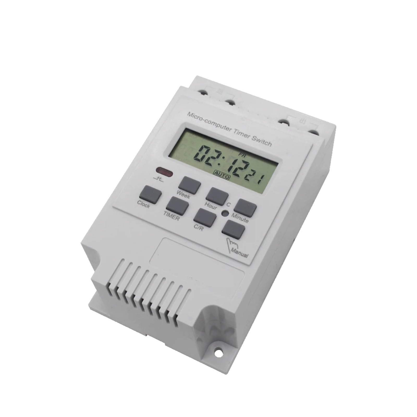 Interruttore Timer Digitale programmabile settimanale 220v for Controllo orario Esterno e Interno