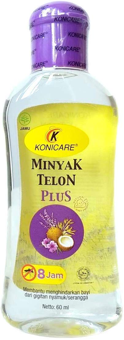 Minyak Telon Oil with Lavender, 60 Ml (12 bottles)