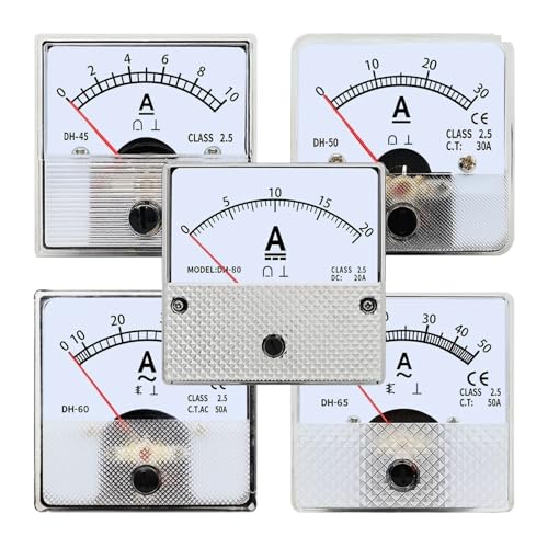 Ampèremètre analogique pour tester les circuits de précision DC 20mA