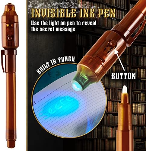 Harry Potter Secret Diary Stationery With Lockable Journal Notebook And Invisible Ink Magic Pen | Fun Stationery Set Gifts For Girls Or Boys