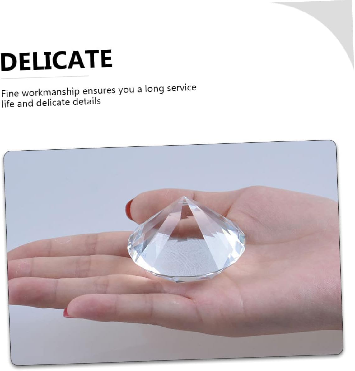 LIFKOME 5pcs Diamonds for Nails Crystals for Nails Women's Art Diamond Decor Portable Crystals