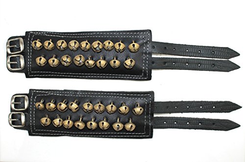 Ankle Bell 2 Line Leather Ghungroo salangai for all Indian classical dance