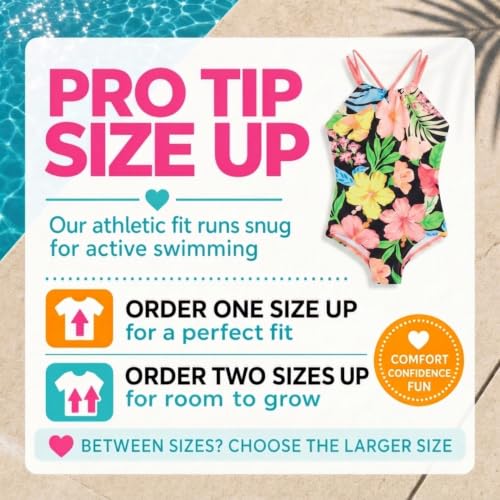 Image of Kanu Surf Girls Jasmine Beach Sport Halter One Piece Swimsuit
