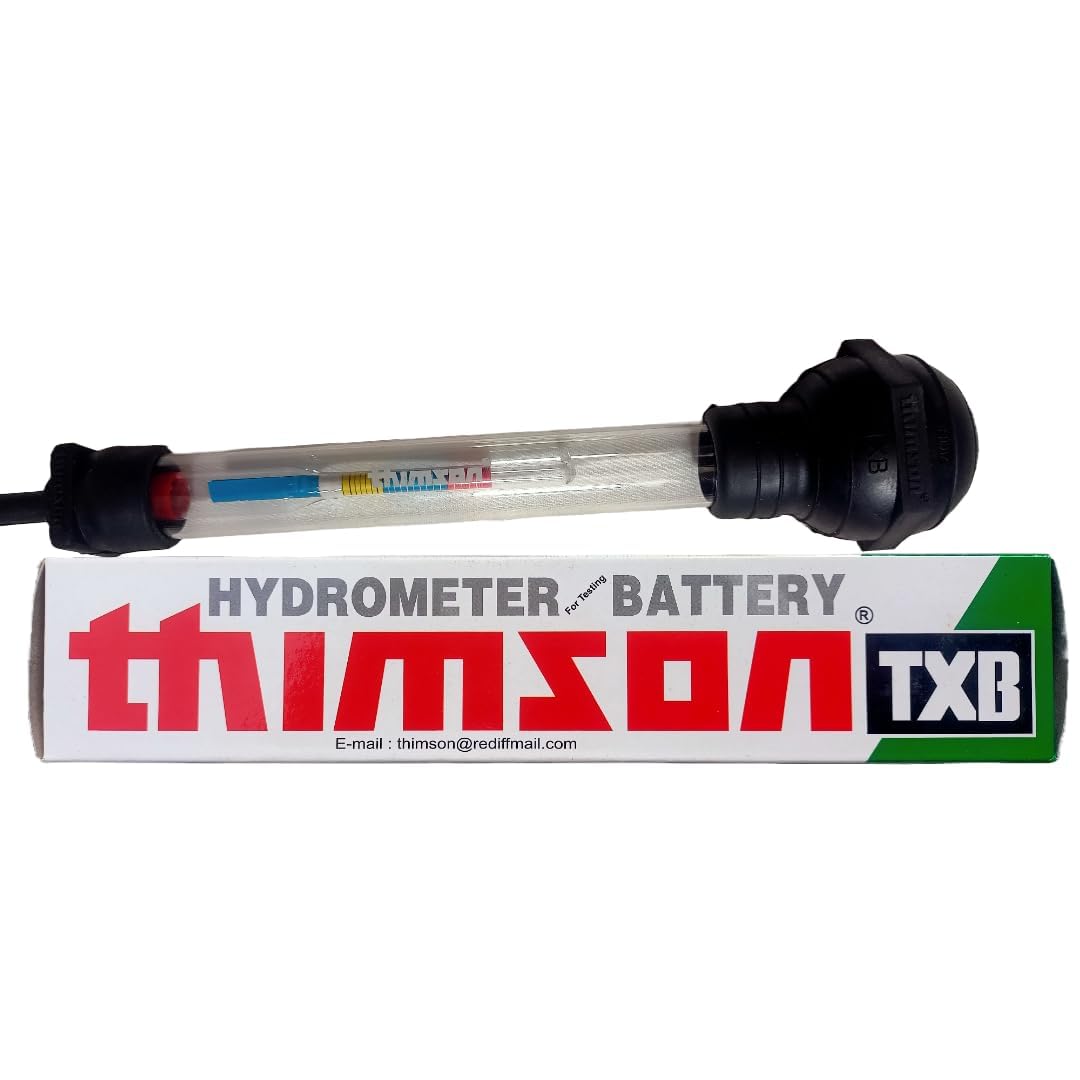 RD TXB Battery Hydrometer Tester for Lead Acid Batteries, Specific Gravity Electrolyte Tester, Automotive Battery Diagnostic Tool for Car, Bike, Inverter & UPS Batteries-image-43
