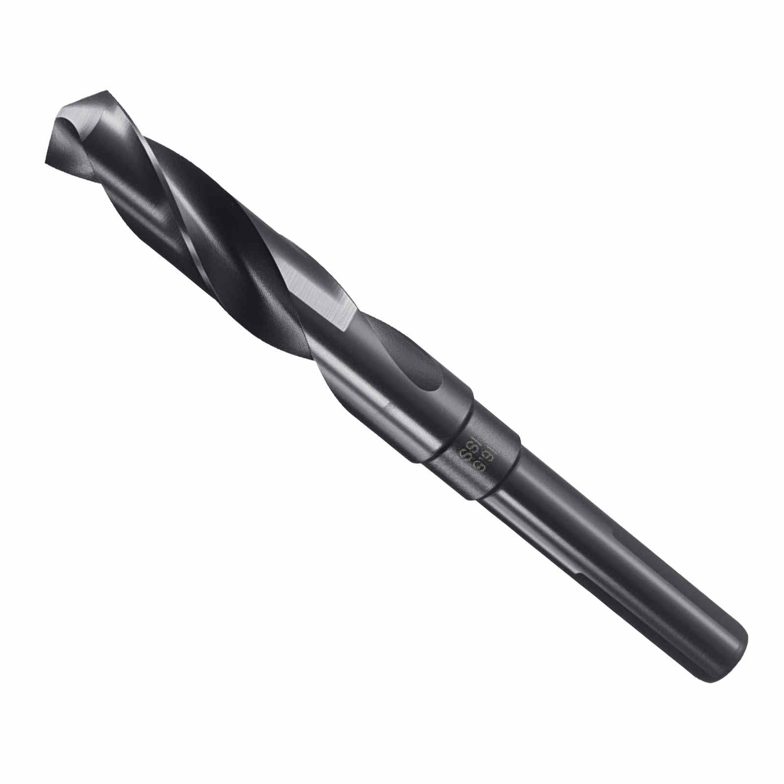 CoCud Drill Bit, 16.5mm Cutting Diameter, 1/2" Reduced Shank 3-Flat 4341 HSS Nitriding Black 118° Cutting Angle Bits