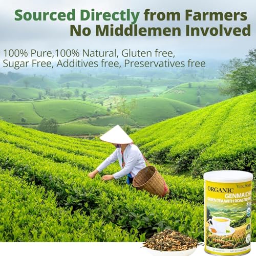 Té Genmaicha Orgánico en hojas sueltas 227 g miniatura 7