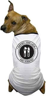 CafePress Support Mad Scientist Dog T Shirt Dog T-Shirt, Pet Clothing, Funny Dog Costume