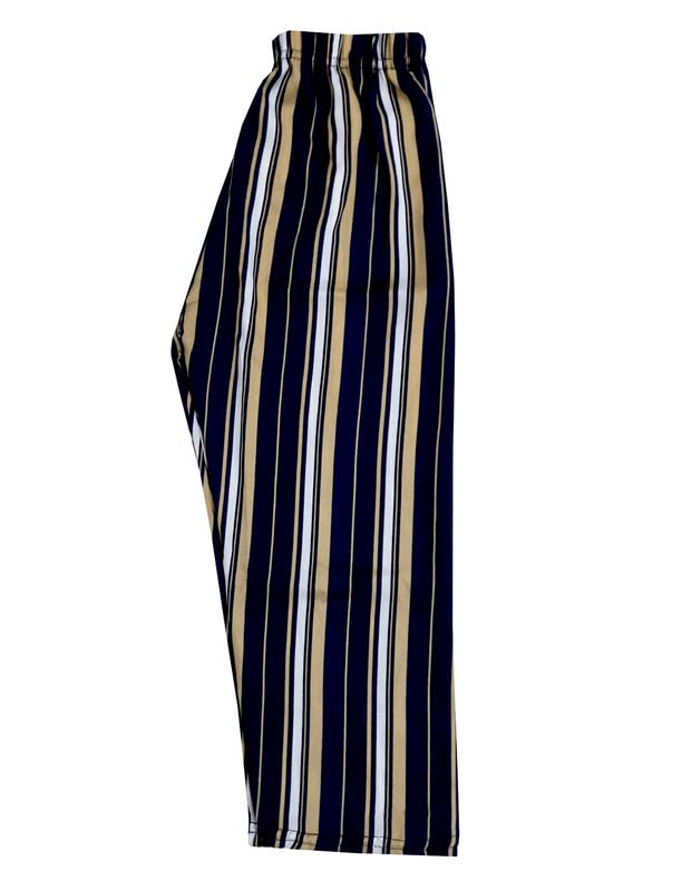 Image of IndiWeaves Girls Crepe Printed Regular Fit Capri 3 /4th Pants (Pack of 2) Pink::Dark Blue