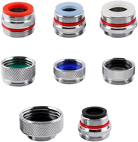 18-Piece Faucet Adapter Kit - Brass Thread Converters For Garden Hose, Aerators & RV Use