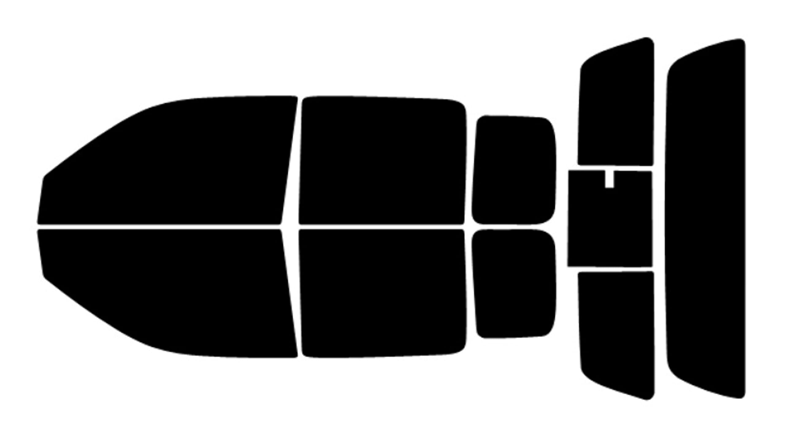 True Line Automotive Precut Window Tint Kit Compatible with Chevrolet Colorado 4 Door 2004-2012 5% All Side and Back Windows