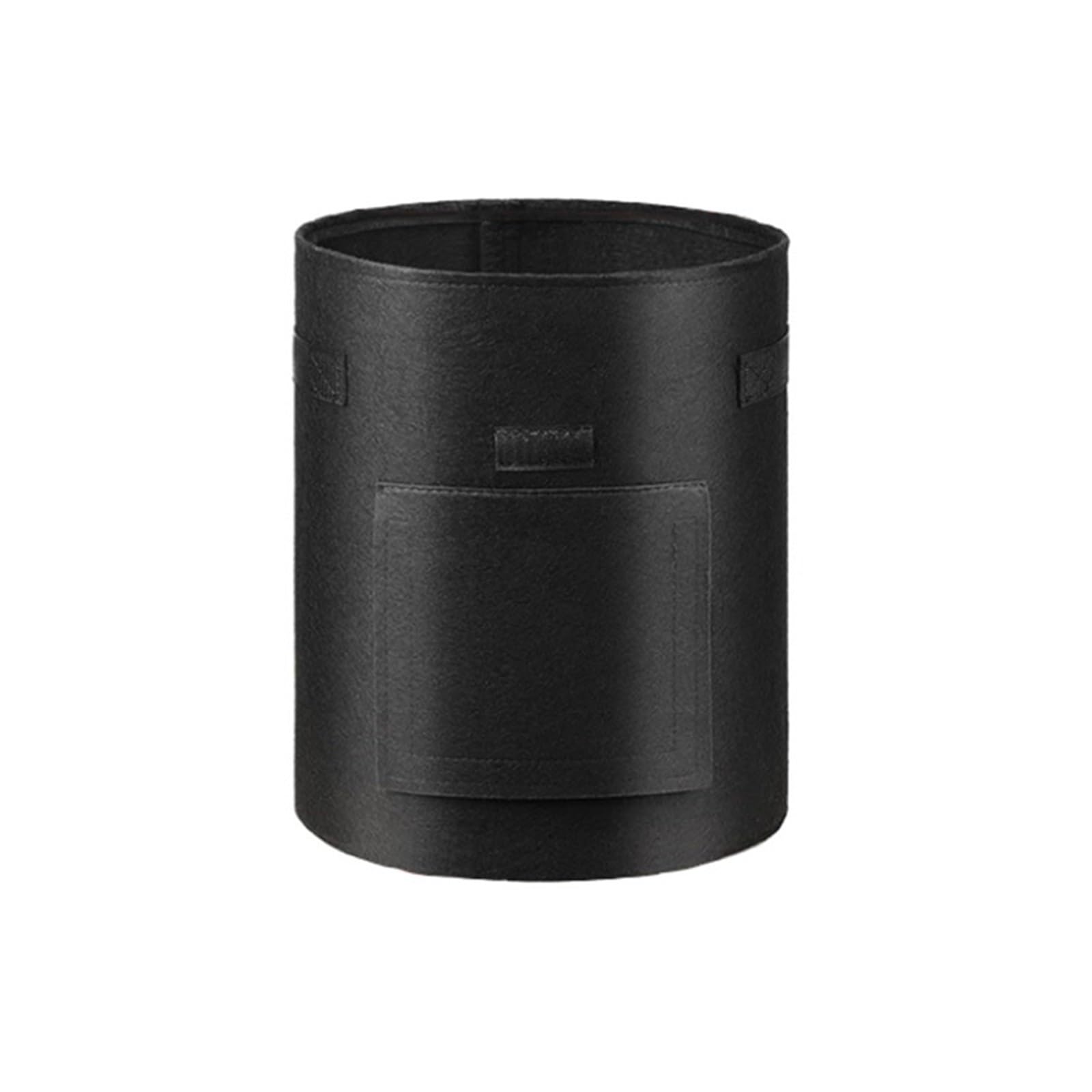 WSQHAO 2 Pcs Thickened Planting Bag Black Non-Woven Fabric Gardening Pot Potato Vegetable Bucket 7/10 Gallon Garden for Flowers Vegetables(30x35cm-7GAL)