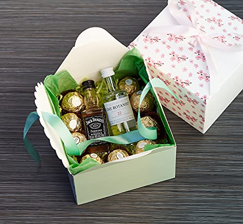 Square-Floral-Gift-Boxes-with-Lids-Ribbons-20-Pack-58-x-37-Empty-Decorative-Treat-Boxes-for-Gift-Giving-Cookies-Mithai-Indian-Sweets-Return-Gifts-Candy-Christmas-Diwali-Party-Favor-Bulk