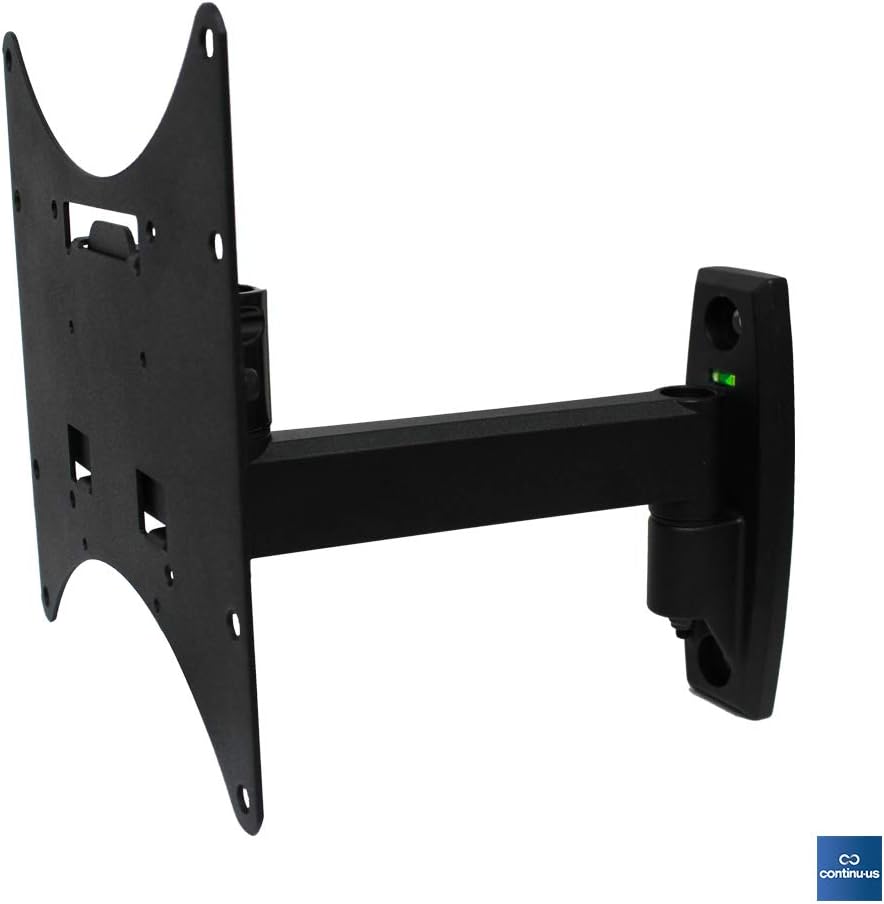 TV Wall Mount for TVs up to 50" - Continu.us CTM-1200 Low Profile Television Extends, Tilts + Swivels. Wall Bracket for Small TVs | Sits Flush to The Wall: Max Load 55lbs.
