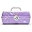 Caboodles On-The-Go Girl Retro Case, Lavender Marble, 13x8x5.75 Inch (Pack of 1)