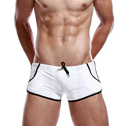 red, S : Swimsuit Boys Beachwear Men's Swimming Trunks Full Swimsuits Swim Shorts for Men Bathing Suit Men Large Size 1220804-1-image-24