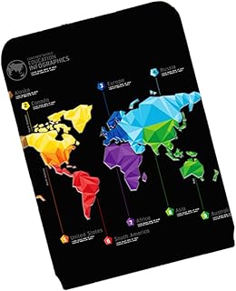 Organizadores de bagagem para viagem Protetor de bagagem com zíper capa de mala de viagem Capa de carrinho protetor de bagagem protetor de mala de viagem capa de mala de viagem, Mapa Mundial, XL, Centímetro