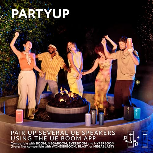Image of Ultimate Ears MEGABOOM 4 Portable Waterproof Bluetooth Speaker with Powerful 360-Degree Sound and Thundering Bass, Floating Speaker with 20-Hour Battery and 147ft (45m) Range - Blue