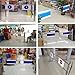 Heavy-Duty Metal Swing Gate - Self-Closing Security Door with Spring-Loaded Mechanism - Perfect for Markets, Warehouses, Shops & Industrial Safety Solutions