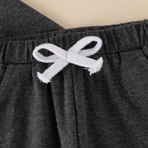 Image of FOCUTEBB Toddler Boy Clothes Baby Boys Fall Winter Outfits Long Sleeve Sweatshirt Top Jogger Pants Set Boys Outfit Set 12M-4T