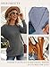 MEROKEETY Women's 2025 Long Sleeve Waffle Knit Pullover Sweater Crew Neck Solid Color Jumper Tops, Grey, XXL