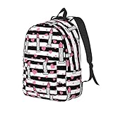 Mochila casual ligera rosa perfume portátil mochila hombres...