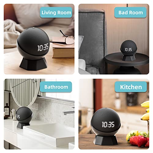 Soporte para Echo Dot 4 y 5 en color negro modelo A101 sin tornillos 5
