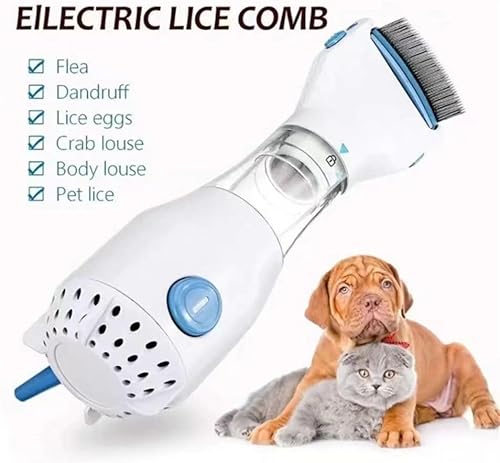 Miniatura 5 de Peine eléctrico para piojos de cabeza, peine eléctrico para eliminación de piojos, tratamiento de piojos de la cabeza, peine eléctrico para piojos,