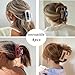Cloud Claw Clips, 4PCS Soft & Flexible Cozy Claw Clip, Unsnappable Silicone Hair Clip for Women, Large Non-Slip Barrettes for Thin Thick Curly Hair