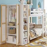 2. Garde-robe latérale intégrée Un placard latéral équipé d'une tringle à cintres et d'étagères pliantes offre une solution de rangement supplémentaire. Ce design protège du tout en maintenant la pièce ordonnée et sans poussière.