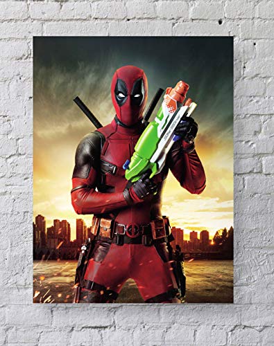 MeiMeiZ Deadpool Poster Standard Size | 18-Inches by 24-Inches |Deadpool Posters Wall Poster Print