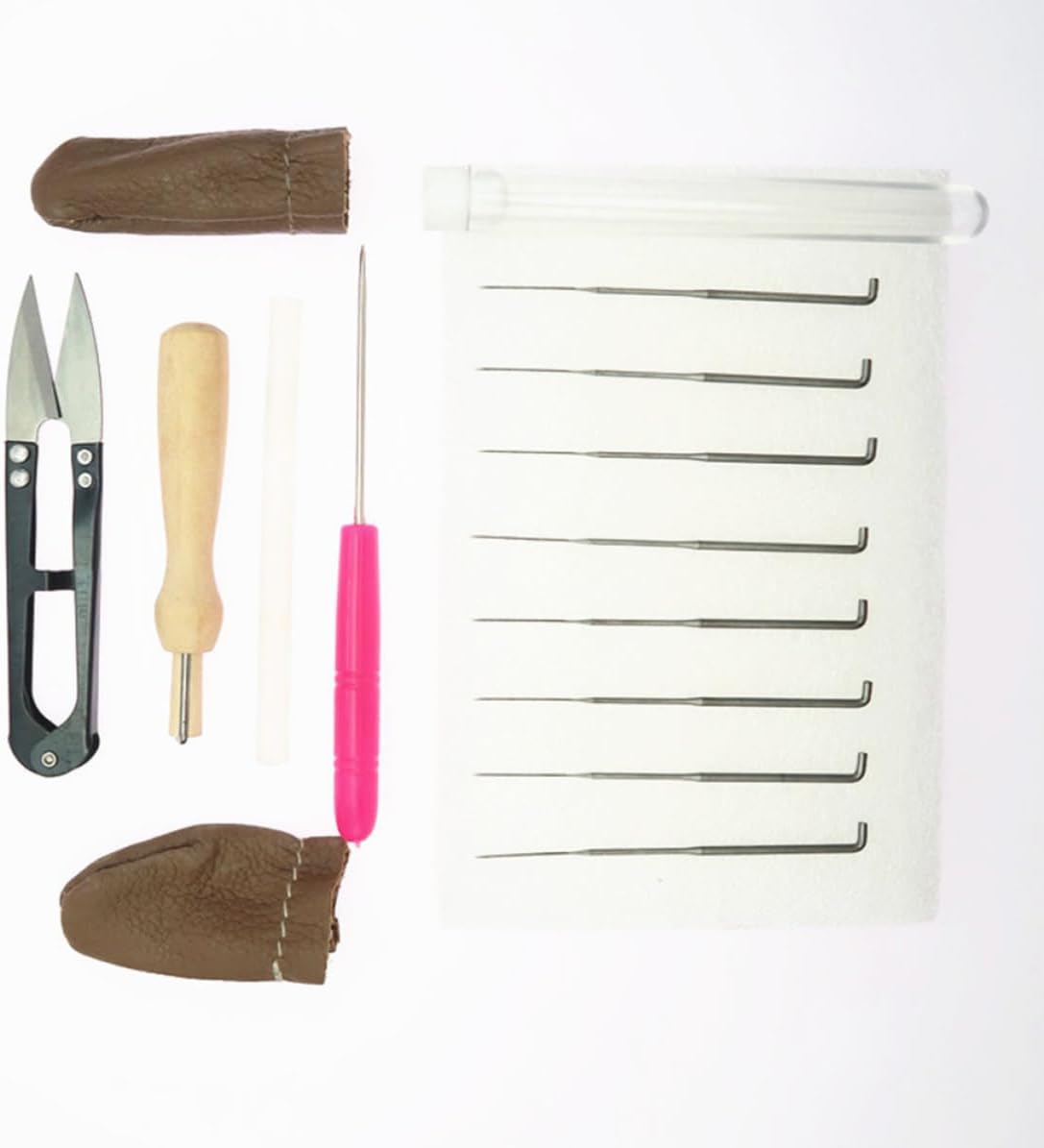 NOLITOY Needle Felting Starter Kit Eight Metal Set 15pcs for Beginners