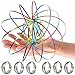 6 Pack Flow Ring Arm Magic Spring Arm Flow Rings Sculpture Ring Game Toy Colored Magic Kinetic Spring Interactive Stress Relief Toy Festival Accessories