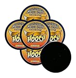 Hooch Herbal Snuff Peach Rough Cut 5 Cans with DC Crafts Nation Skin Can Cover - Black