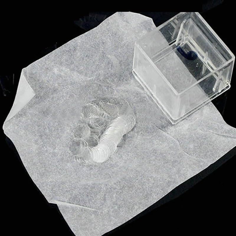 100 piezas Cubreslips de Vidrio para Microscopio 3-50mm, Lentes Redondas Vacías(8mm)
