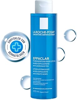 La Roche-Posay Effaclar Astringent Face Toner for Oily Skin, with Exfoliating LHAs to Minimize Appearance of Pores and Smooth Skin Texture