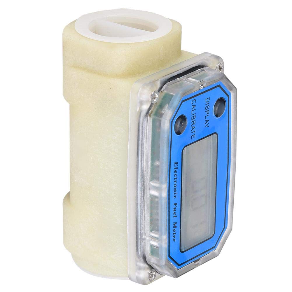 Medidor de flujo de turbina digital 1" NPT 15-120 l/min medidor de agua combustible aceite