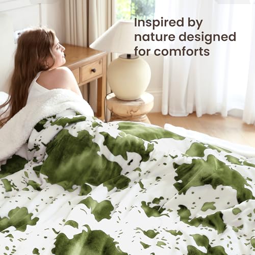 Image of Heated Blanket Queen Blanket - Fast Heating Electric Blanket, Soft Flannel Heated Throw with 4 Time Settings,10 Heating Settings, Warm Gifts for Women & Mom & Grandma