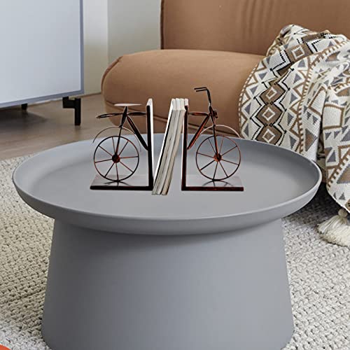 Fasmov Vintage Style Bicycle Bookends Art Bookend, Metal Book Ends For Shelves, Book Support, Book Stopper For Books, Movies, Magazines, Bronze #TOP5