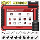 thinkcar THINKTOOL PRO Bi-Directional OBD2 Scanner Full Systems Diagnostic Scan Tool,31+ Reset Functions Key Matching, Variant Coding, AutoAuth for FCA SGW, 2 Years Free Update
