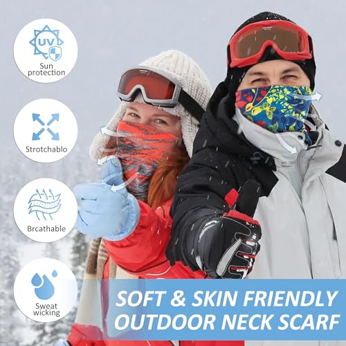 Multifunzione Fascia Bandana Sciarpa, 12 Pezzi Versatili Copricapo Foulard Scaldacollo Fazzoletto Da Collo Elastico Senza Cuciture Per Yoga, Ciclismo, Climb, Hiking - 2