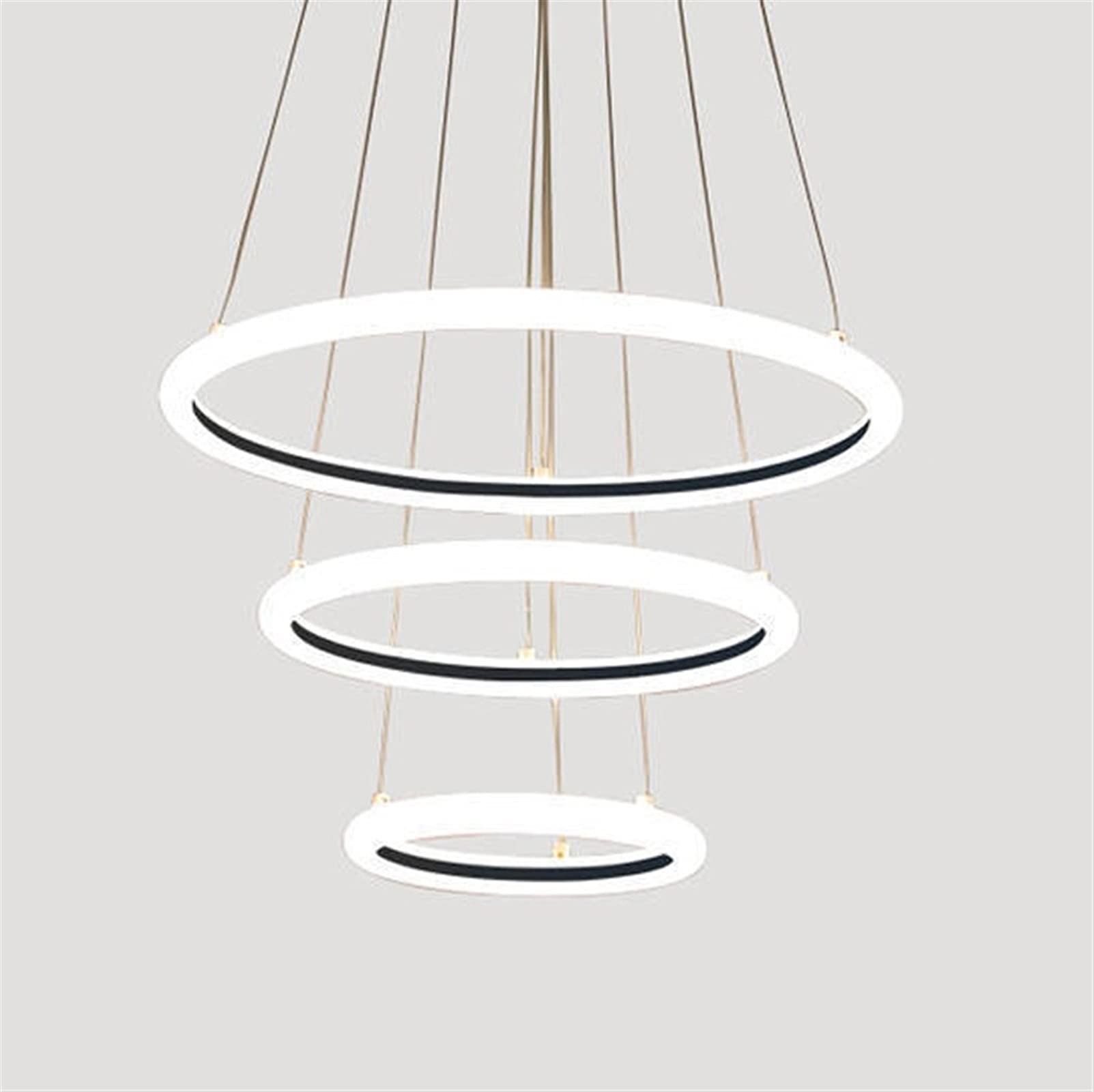 CUNTO Lampada a sospensione a LED tavolo da pranzo lampada a sospensione dorata soggiorno dimmerabile con telecomando lampada da tavolo da pranzo compatibile con lampada a sospensione sala da pranzo