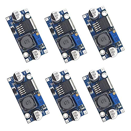 Republe 6PCS LM2596 DC-DC-High Efficiency Voltage Regulator Buck Converter,Power Supply Converter DIY Stromversorgung Step Down-Modul