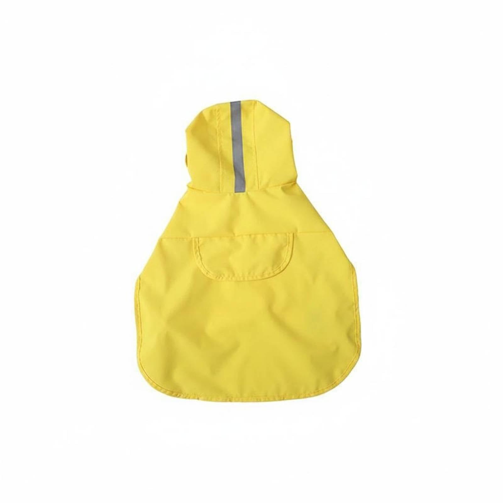 Clear Hood Dog Raincoat Lightweight Waterproof Dog Slicker Leash Access Hole Waterproof Pet Poncho for Small Dogs, Outdoor Walks, Rainy Days Yellow L|Pet Supplies| Dog Supplies| Clothing-image-21